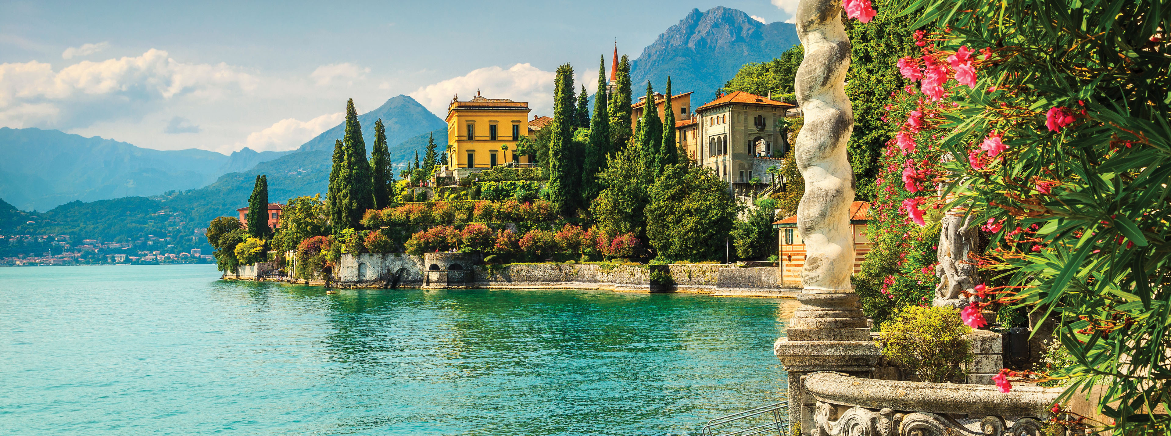 Lake Como from Varenna Italy