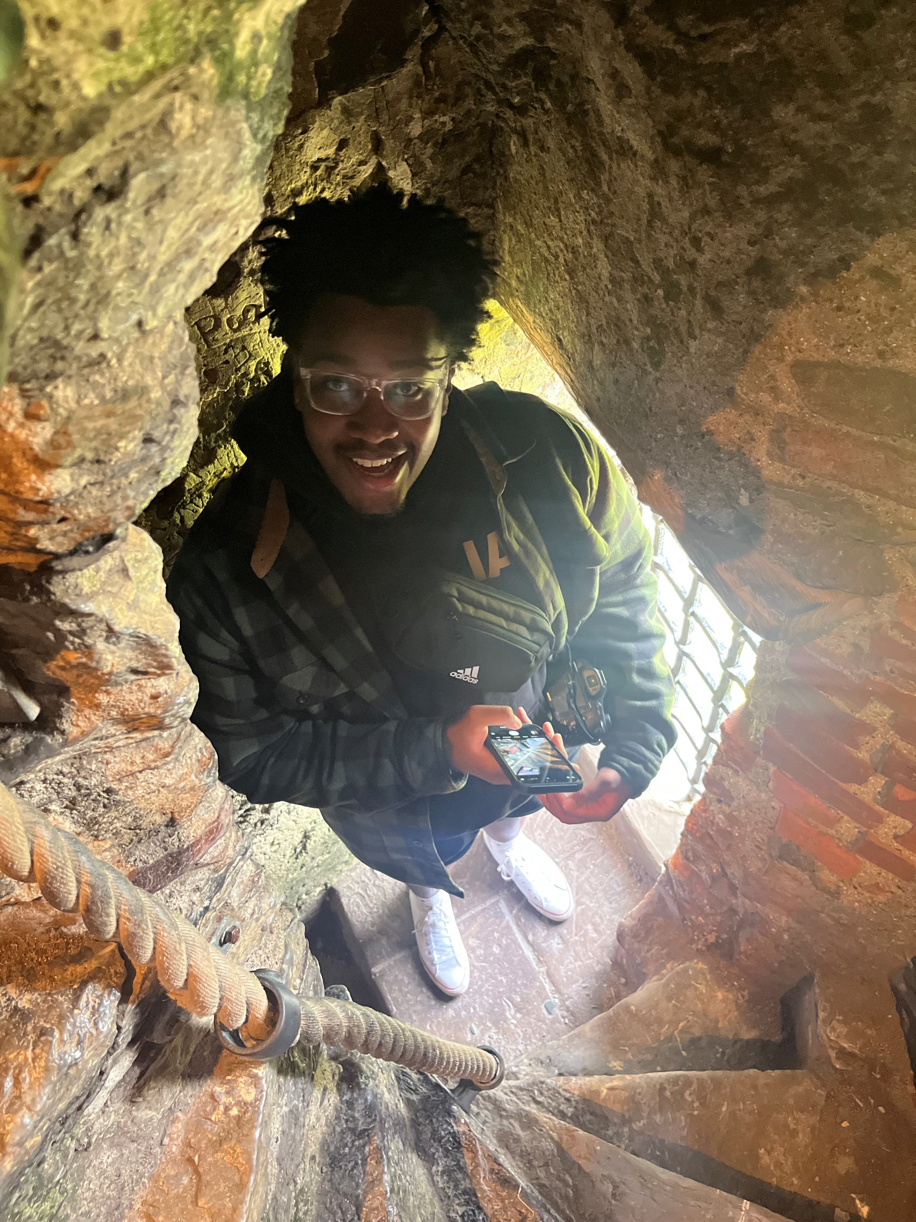 Joe in Blarney Castle