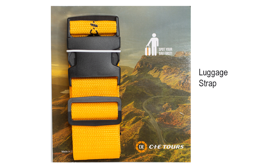 CIE Tours luggage strap