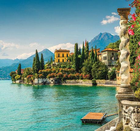 Lake Como from Varenna Italy